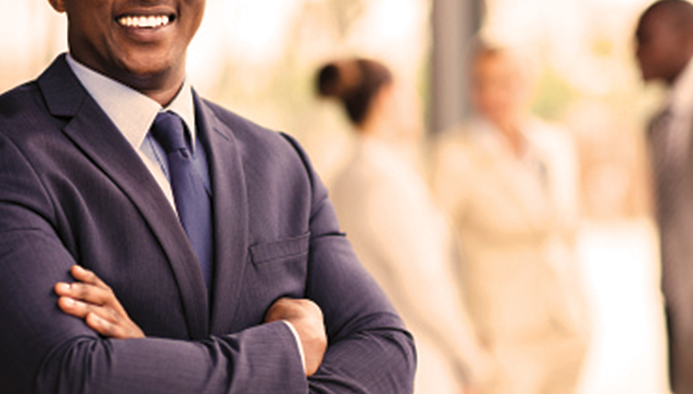 a man in a suit and tie